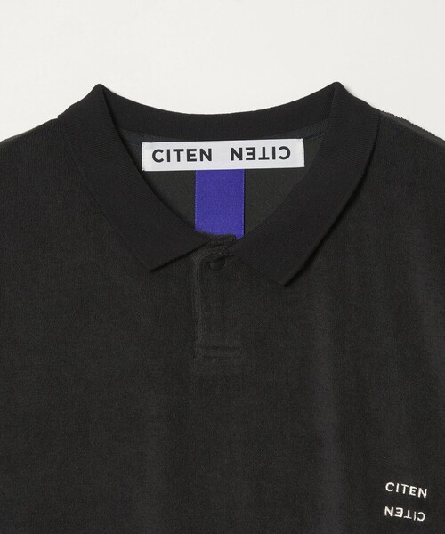 CITEN(シテン)の「<CITEN>マイクロパイルポロシャツ(ポロシャツ・メンズ・ブラック/オフホワイト/グレー・L/M/S)」の14枚目の写真