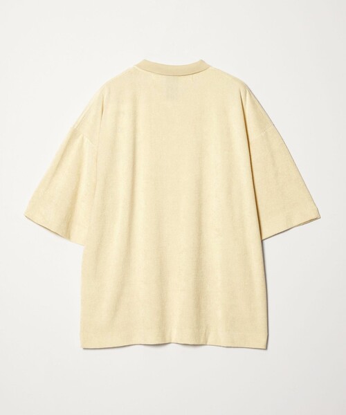 CITEN(シテン)の「<CITEN>マイクロパイルポロシャツ(ポロシャツ・メンズ・ブラック/オフホワイト/グレー・L/M/S)」の9枚目の写真