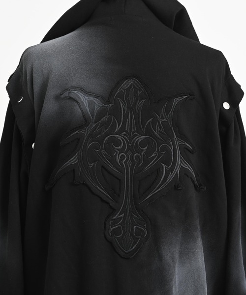 REFLEM（レフレム）の「『REFLEM/レフレム』猫耳セパレートスリーブZIPフーディー/ジップパーカー（パーカー・レディース・ブラック/グレー・FREE）」の9枚目の写真