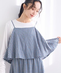 coen | リネンレーヨンキャミソール(キャミソール)