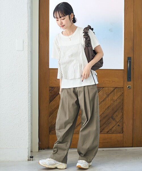 coen（コーエン）の「リネンレーヨンキャミソール（キャミソール・レディース・その他1/その他2/その他3・FREE）」の4枚目の写真