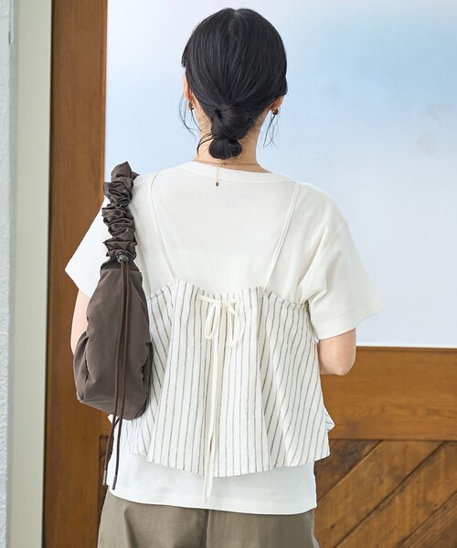 coen（コーエン）の「リネンレーヨンキャミソール（キャミソール・レディース・その他1/その他2/その他3・FREE）」の7枚目の写真