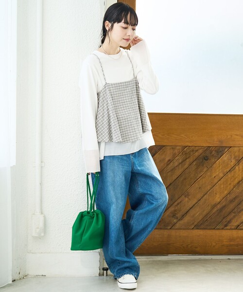 coen（コーエン）の「リネンレーヨンキャミソール（キャミソール・レディース・その他1/その他2/その他3・FREE）」の10枚目の写真