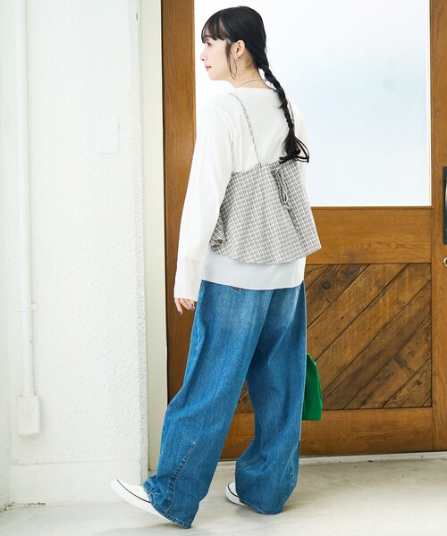 coen（コーエン）の「リネンレーヨンキャミソール（キャミソール・レディース・その他1/その他2/その他3・FREE）」の11枚目の写真