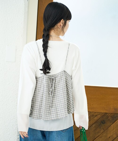 coen（コーエン）の「リネンレーヨンキャミソール（キャミソール・レディース・その他1/その他2/その他3・FREE）」の13枚目の写真