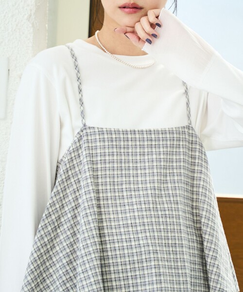 coen（コーエン）の「リネンレーヨンキャミソール（キャミソール・レディース・その他1/その他2/その他3・FREE）」の14枚目の写真