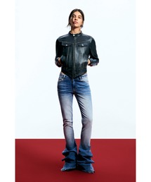 【Desigual × EGONLAB】カウレザー構造的マオジャケット ロック×モード 2026年春夏 新作