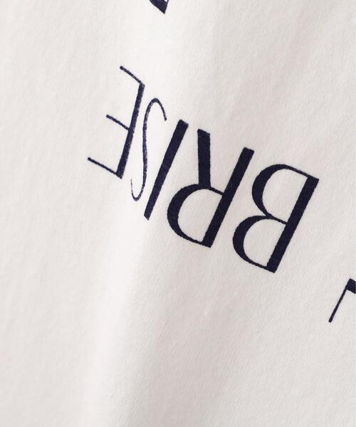 human woman（ヒューマンウーマン）の「◆TSUNAGU６分袖ロゴＴシャツ（Tシャツ/カットソー・レディース・グリーン/ネイビー・MEDIUM）」の14枚目の写真