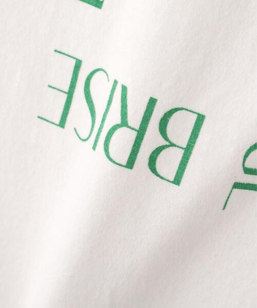 human woman（ヒューマンウーマン）の「◆TSUNAGU６分袖ロゴＴシャツ（Tシャツ/カットソー・レディース・グリーン/ネイビー・MEDIUM）」の20枚目の写真