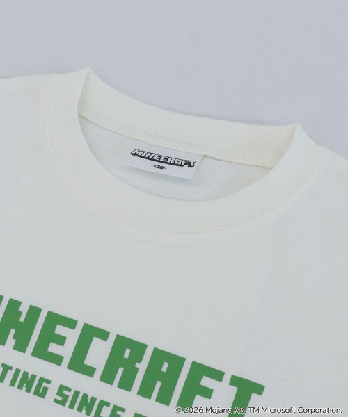 RUGGEDWORKS(ラゲッドワークス)の「《マインクラフト》やわらかストレッチ キッズ バックプリント 半袖 Tシャツ(Tシャツ/カットソー・キッズ・ブラック/オフホワイト・130/120/140)」の13枚目の写真