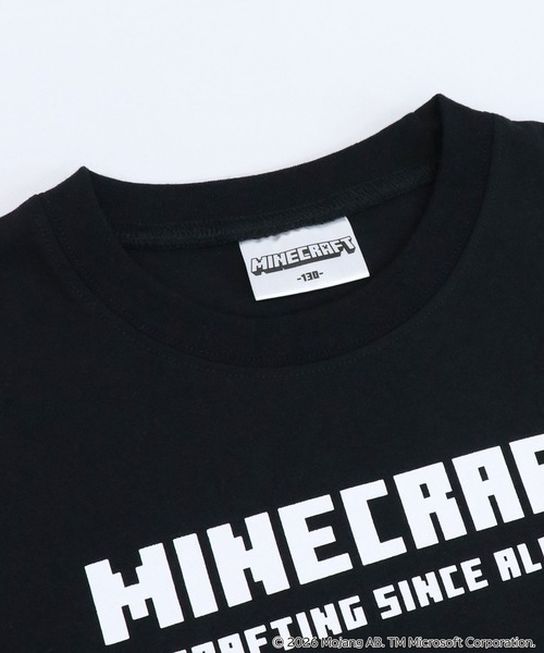 RUGGEDWORKS(ラゲッドワークス)の「《マインクラフト》やわらかストレッチ キッズ バックプリント 半袖 Tシャツ(Tシャツ/カットソー・キッズ・ブラック/オフホワイト・130/120/140)」の19枚目の写真
