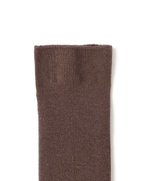 SALON adam et rope'（サロン アダム エ ロペ）の「コットンオープントゥソックス（ソックス/靴下・レディース・チャコールグレー/ブラウン/ベージュ・FREE）」の8枚目の写真