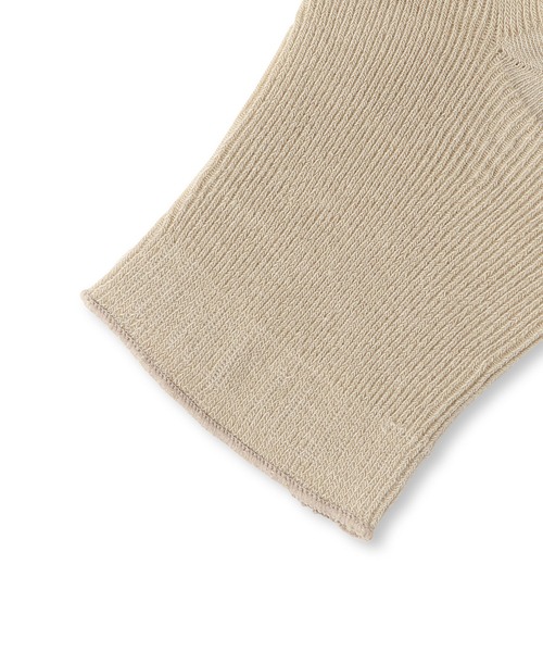 SALON adam et rope'（サロン アダム エ ロペ）の「コットンオープントゥソックス（ソックス/靴下・レディース・チャコールグレー/ブラウン/ベージュ・FREE）」の12枚目の写真
