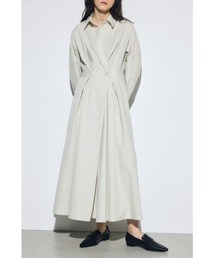 AZUL BY MOUSSY（アズールバイマウジー）の「ウエストマークロングシャツワンピース（ワンピース）」
