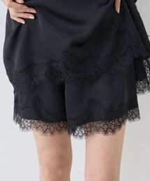 Rouge vif（ルージュヴィフ）の「【セットアップ対応】レースサテンショートパンツ（その他パンツ）」