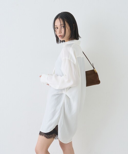 Rouge vif（ルージュヴィフ）の「【セットアップ対応】レースサテンショートパンツ（その他パンツ・レディース・ブラック/ブラウン・フリー）」の16枚目の写真