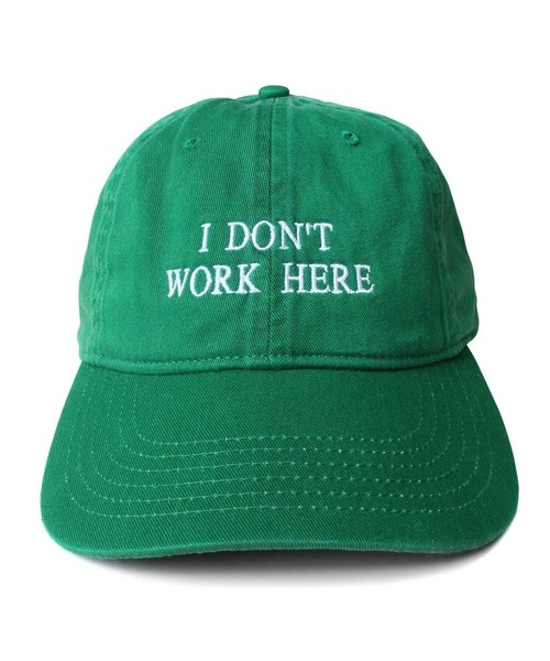 IDEA BOOKS（アイディアブックス）の「IDEA/アイデア SORRY I DONT WORK HERE HAT（キャップ・メンズ・ブラック/ベージュ/グリーン/ブルー系その他4・FREE）」の3枚目の写真