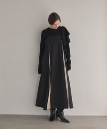 MIELI INVARIANT | Pin Dot Line Dress(ワンピース)