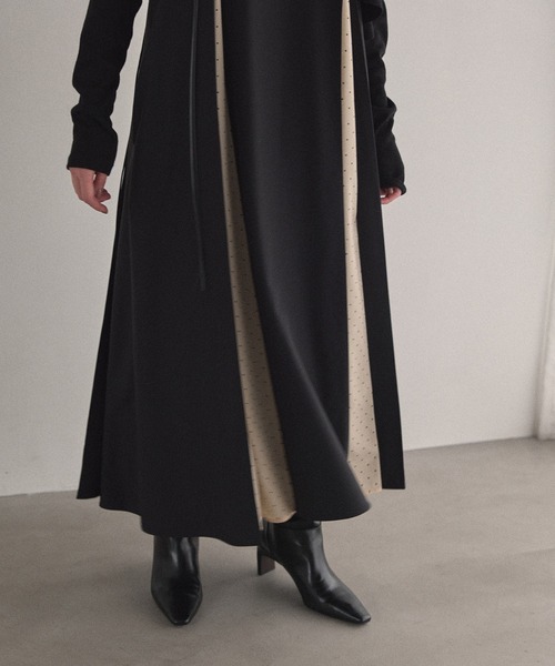 MIELI INVARIANT（ミエリインヴァリアント）の「Pin Dot Line Dress（ワンピース・レディース・ブラック系その他2/ブラック系その他・FREE）」の19枚目の写真