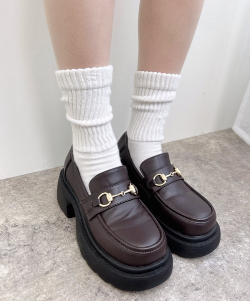 INGNI(イング)の「厚底ビットローファー(パンプス・レディース・ダークブラウン/ブラック・M/L)」の15枚目の写真