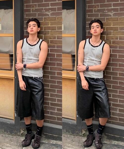 PROCESS(プロセス)の「Leather Bermuda Shorts - Black(その他パンツ・メンズ・ブラック・MEDIUM/SMALL)」の5枚目の写真