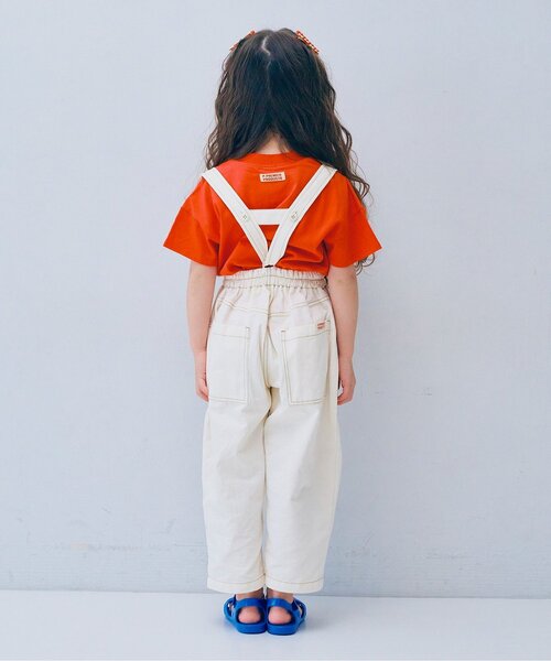 p.premier(ピードットプルミエ)の「モチーフ刺繍 半袖Tシャツ(Tシャツ/カットソー・キッズ・オフホワイト/アイボリー/キャメル/レッド・80/90/100/110/120/130/140)」の12枚目の写真