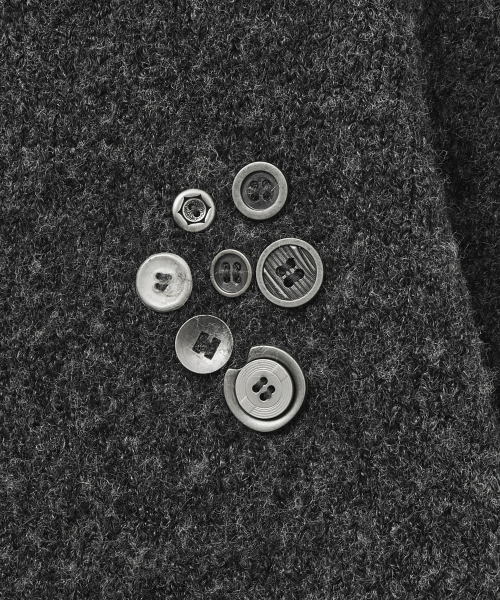 PORTERNA（ポルテナ）の「BUTTON HALF PULL-OVER SWEATER-CHARCOAL（ニット/セーター・レディース・その他・OS）」の14枚目の写真