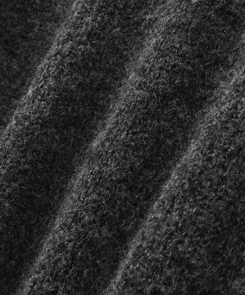 PORTERNA（ポルテナ）の「BUTTON HALF PULL-OVER SWEATER-CHARCOAL（ニット/セーター・レディース・その他・OS）」の16枚目の写真