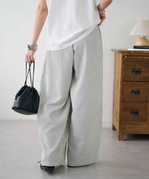 DISCOAT(ディスコート)の「【Enlude】アソートパターンイージーパンツ(その他パンツ・レディース・アイボリー/チャコールグレー・FREE)」の6枚目の写真