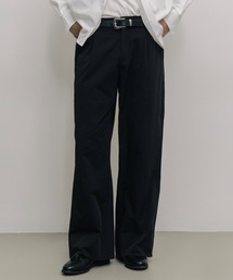 LURAKU（ルラク）の「【LURAKU】One tuck semi flare chino slacks / 1タックセミフレアチノスラックス（チノパンツ）」