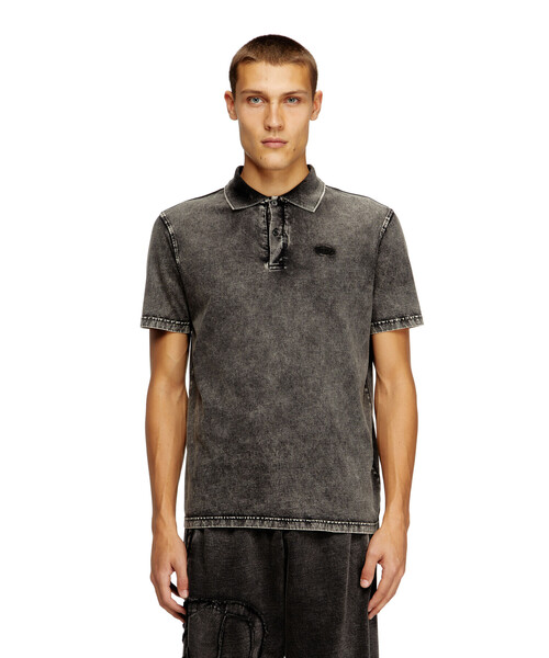 DIESEL（ディーゼル）の「メンズ ポロシャツ T-REJUST-NC-DEN（ポロシャツ・メンズ・ブラック系その他・LARGE/MEDIUM/SMALL/X-LARGE/X-SMALL/XX-LARGE）」の3枚目の写真