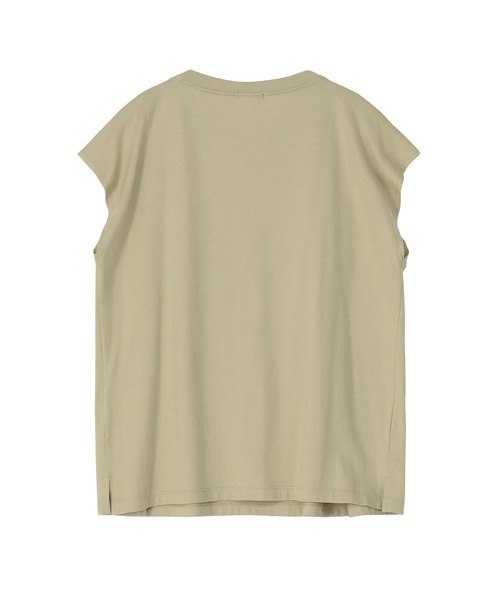 ZUCCa（ズッカ）の「TUCK JERSEY / S（Tシャツ/カットソー・レディース・ベージュ/ホワイト/ブルー/ブラック・M size）」の5枚目の写真