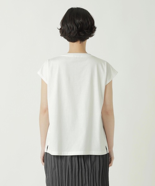 ZUCCa（ズッカ）の「TUCK JERSEY / S（Tシャツ/カットソー・レディース・ベージュ/ホワイト/ブルー/ブラック・M size）」の10枚目の写真