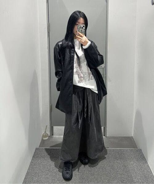 INSILENCE WOMEN(インサイレンスウーマン)の「ポウレザーコート BROWN(ライダースジャケット・レディース・その他・SMALL/MEDIUM/X-SMALL/LARGE)」の7枚目の写真