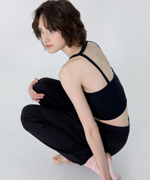 DEVIWEAR（デヴィウェア）の「女性 ヨガウェア DEVI-TS0032-ブラック ピラティス フェノミ クロップトップ（チューブトップ・レディース・その他・SMALL/MEDIUM/LARGE）」の3枚目の写真
