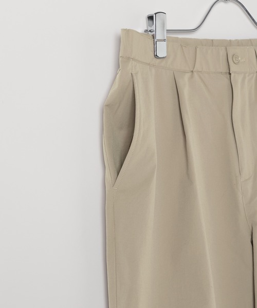 GLOBAL WORK(グローバルワーク)の「シーズンレステックワイドパンツ/643122(その他パンツ・メンズ・ベージュ/ブラック・LARGE/MEDIUM/SMALL/X-LARGE)」の6枚目の写真