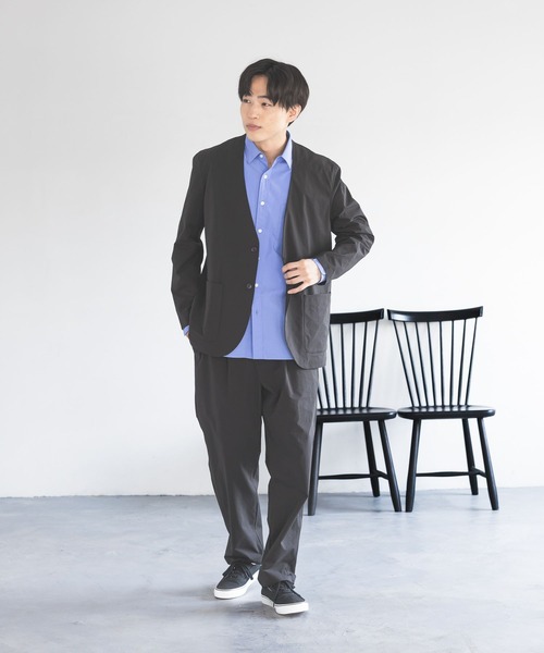 GLOBAL WORK(グローバルワーク)の「シーズンレステックワイドパンツ/643122(その他パンツ・メンズ・ベージュ/ブラック・LARGE/MEDIUM/SMALL/X-LARGE)」の14枚目の写真