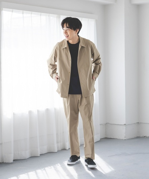 GLOBAL WORK(グローバルワーク)の「シーズンレステックワイドパンツ/643122(その他パンツ・メンズ・ベージュ/ブラック・LARGE/MEDIUM/SMALL/X-LARGE)」の19枚目の写真