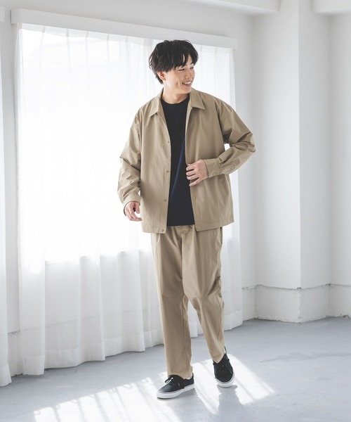 GLOBAL WORK(グローバルワーク)の「シーズンレステックワイドパンツ/643122(その他パンツ・メンズ・ベージュ/ブラック・LARGE/MEDIUM/SMALL/X-LARGE)」の20枚目の写真