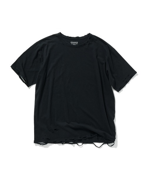 PERVERZE｜パーバーズのTシャツ/カットソー（ブラック/黒色系）通販