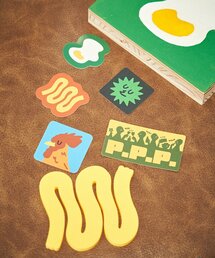 BIRTHDAY BAR（バースデイバー）の「【クリエイター「FLINT MASON」× BIRTHDAY BAR 初コラボ！】POTLUCK PASTA PARTY ステッカーセット（ステッカー/テープ）」