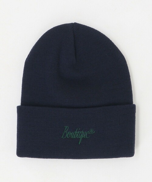 6(ロク)の「<6(ROKU)>Boutique ビーニー(ニットキャップ/ビーニー・レディース・パープル/ネイビー/ダークグレー・FREE)」の3枚目の写真