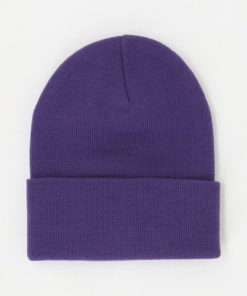 6(ロク)の「<6(ROKU)>Boutique ビーニー(ニットキャップ/ビーニー・レディース・パープル/ネイビー/ダークグレー・FREE)」の4枚目の写真