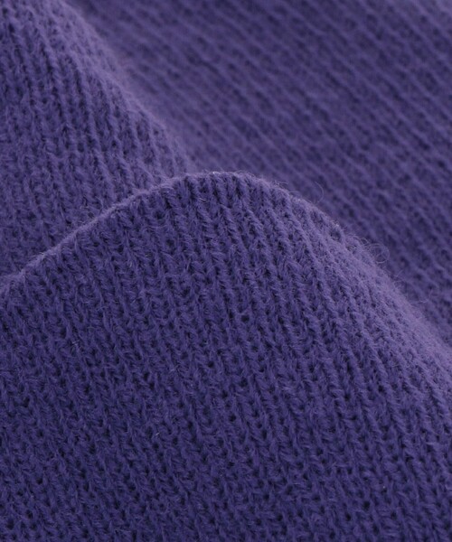 6(ロク)の「<6(ROKU)>Boutique ビーニー(ニットキャップ/ビーニー・レディース・パープル/ネイビー/ダークグレー・FREE)」の7枚目の写真