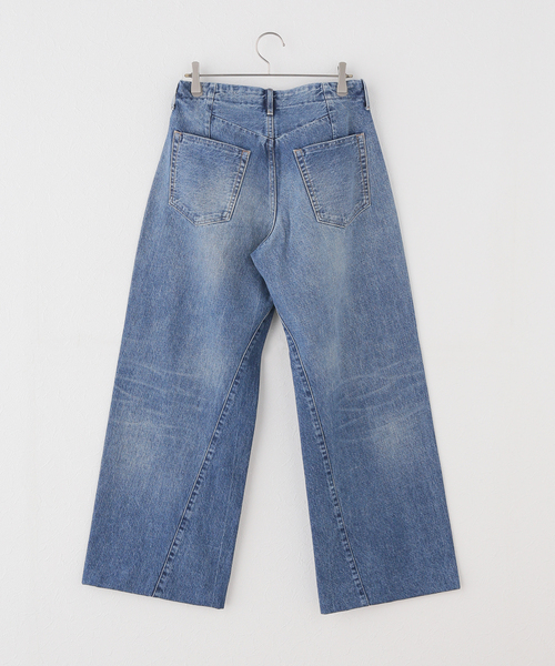 TANAKA（タナカ）の「【TANAKA / タナカ】 BOY JEAN TROUSERS（デニムパンツ・レディース・ブルー・26/28/27）」の2枚目の写真