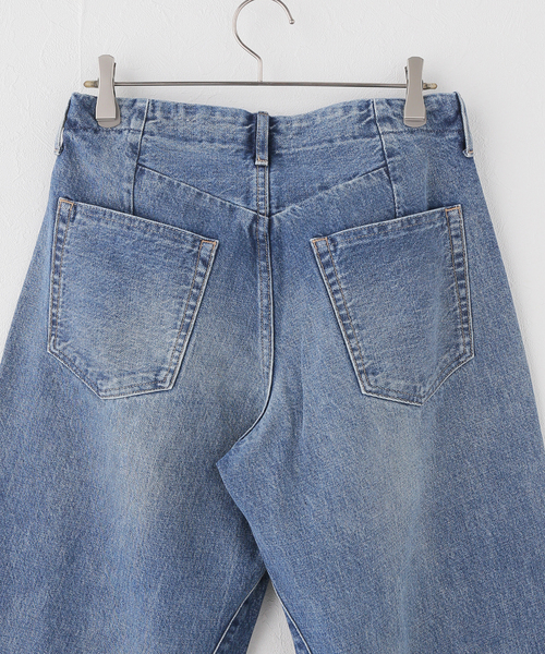 TANAKA（タナカ）の「【TANAKA / タナカ】 BOY JEAN TROUSERS（デニムパンツ・レディース・ブルー・26/28/27）」の4枚目の写真