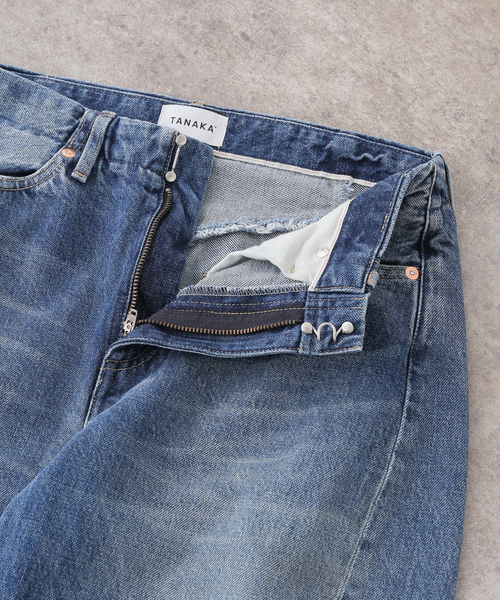TANAKA（タナカ）の「【TANAKA / タナカ】 BOY JEAN TROUSERS（デニムパンツ・レディース・ブルー・26/28/27）」の5枚目の写真