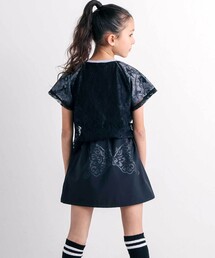 nexchic（ネクシック）の「ギャザーポケット付きタフタスカパン(110~150cm)（スカート）」