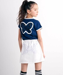 nexchic（ネクシック）の「ギャザーポケット付きタフタスカパン(110~150cm)（スカート）」