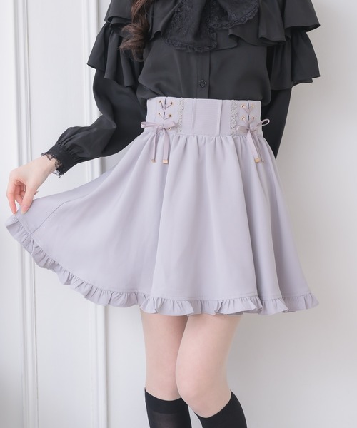 couture BY ROJITA(クチュールバイロジータ)の「レースアップスカート(スカート・レディース・ピンク系その他/ブラック/グレー・FREE)」の11枚目の写真